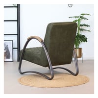 thumb-Fauteuil industriel Ivy Cuir vert-4