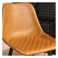 thumb-Tabouret de bar industriel Lauren Cognac-6