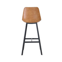 thumb-Tabouret de bar industriel Lauren Cognac-7