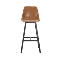 thumb-Tabouret de bar industriel Lauren Cognac-8