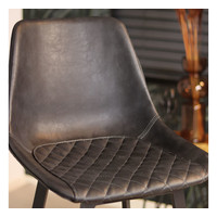 thumb-Tabouret de bar industriel Lauren Anthracite-3