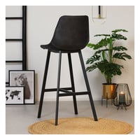 thumb-Tabouret de bar industriel Lauren Anthracite-5