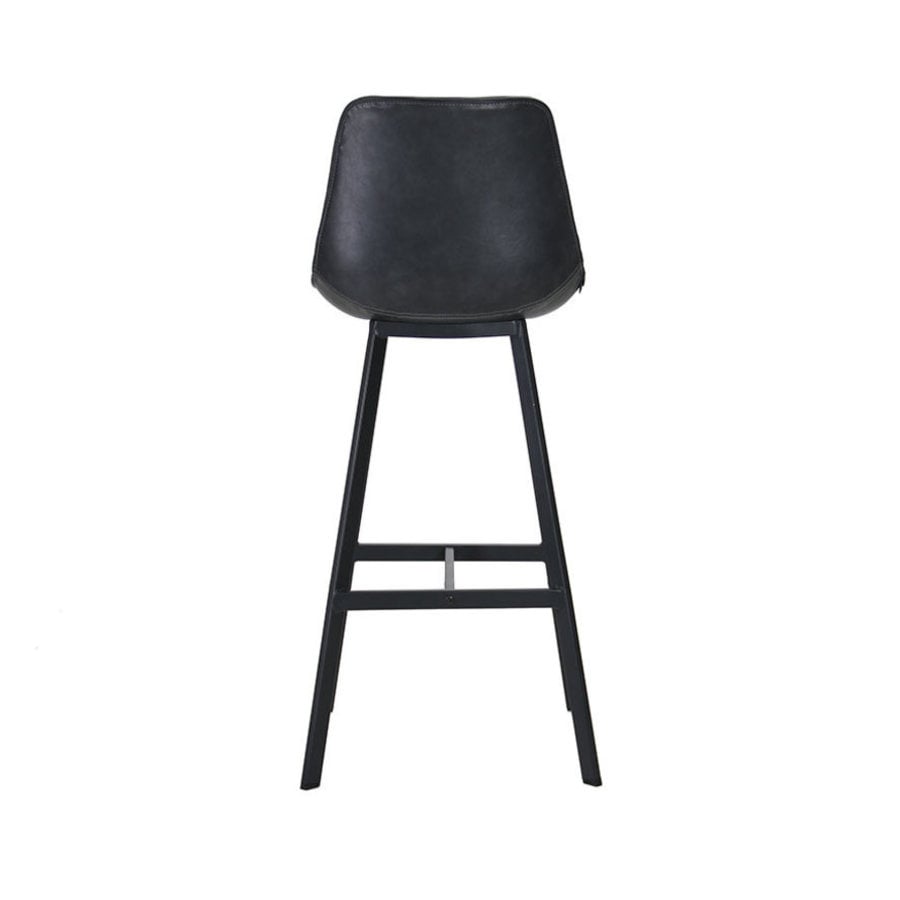 Tabouret de bar industriel Lauren Anthracite-9