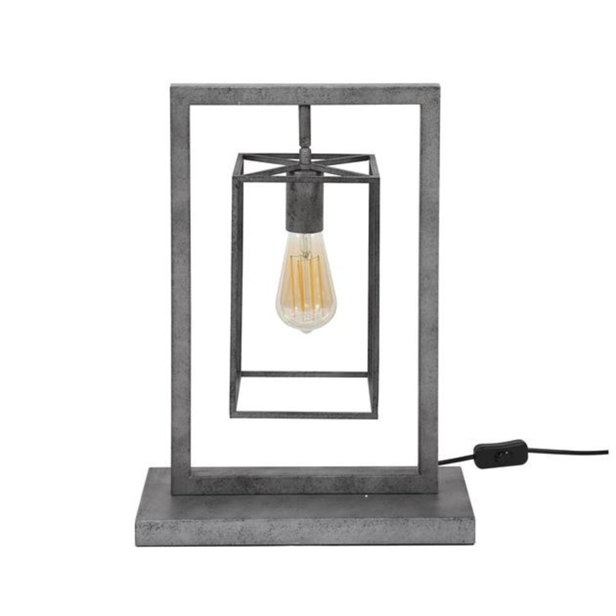 Lampe de table industrielle Winston cube-3