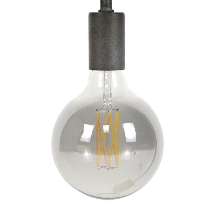 Ampoule LED Marbre Ø12,5 cm Gris Fumé-2