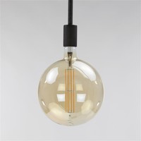 thumb-Ampoule LED Marbre Ø20 cm Ambre-2