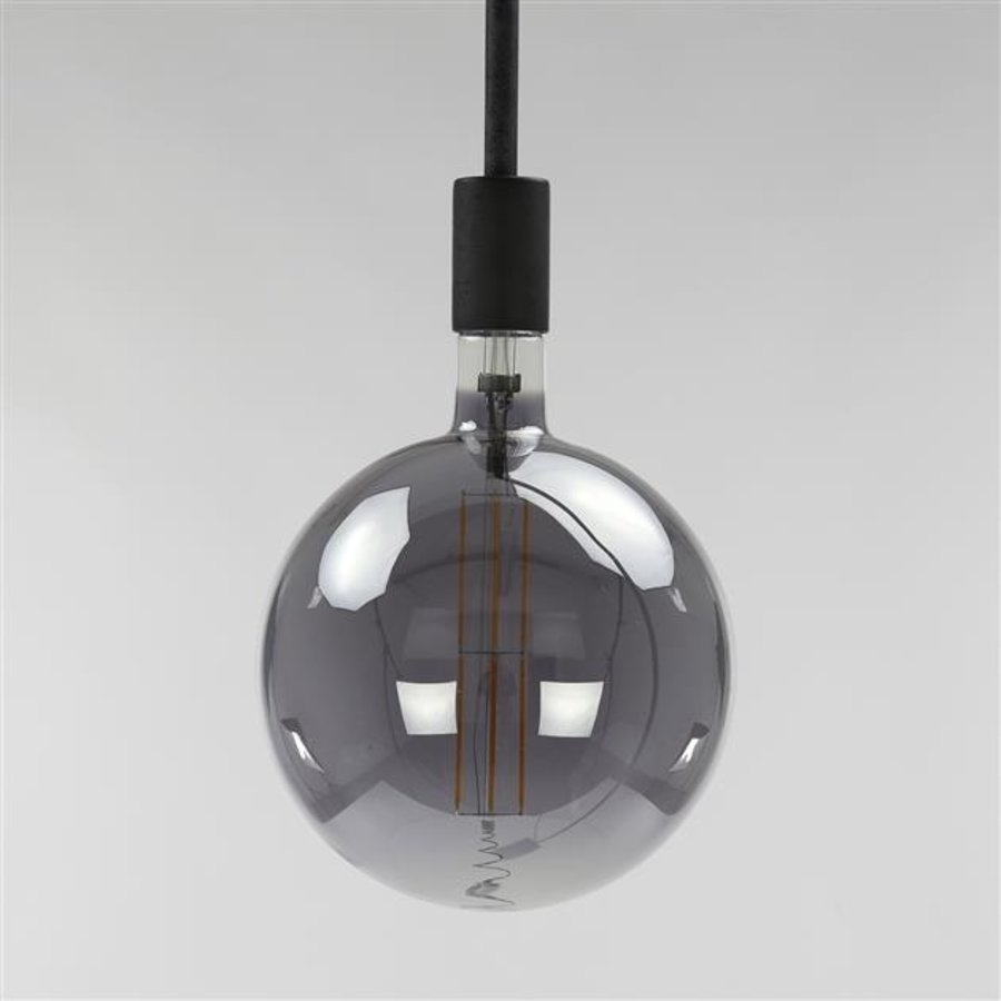 Ampoule LED Marbre Ø20 cm Gris Fumé-2