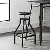 Tabouret de Bar Ryan 61/79 cm - Design Industriel