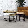 Table Basse Capella (Lot de 3) - Design industriel