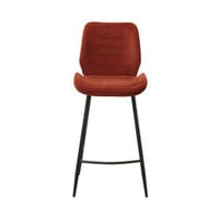 thumb-Tabouret de bar en velours Toby Cuivre-5