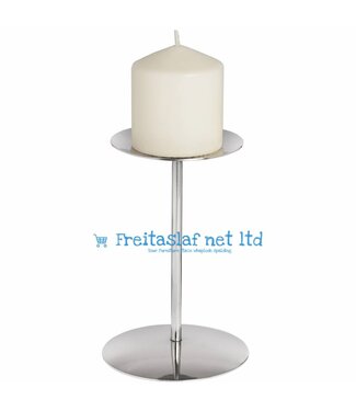 Hill Interiors Nickel Candle Stand