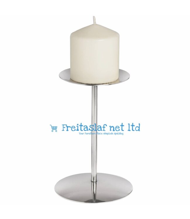 Hill Interiors Nickel Candle Stand