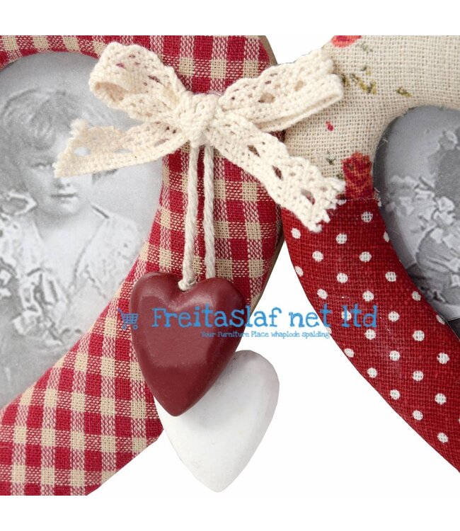 Hill Interiors Hanging 3 Way Heart Photo Frame