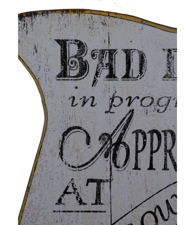 Bad Day Wooden Wall Plaque