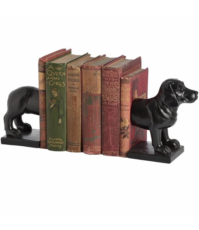 Hill Interiors Dog Bookends