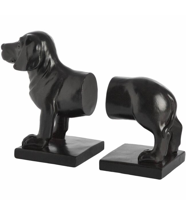 Hill Interiors Dog Bookends
