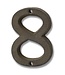 Hill Interiors Rustic Brown Cast Iron Numbers