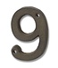 Hill Interiors Rustic Brown Cast Iron Numbers