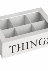 Hill Interiors Things Box With Glass Lid