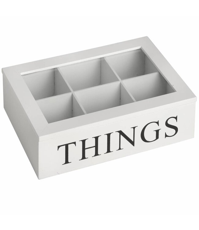 Hill Interiors Things Box With Glass Lid