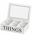 Hill Interiors Things Box With Glass Lid