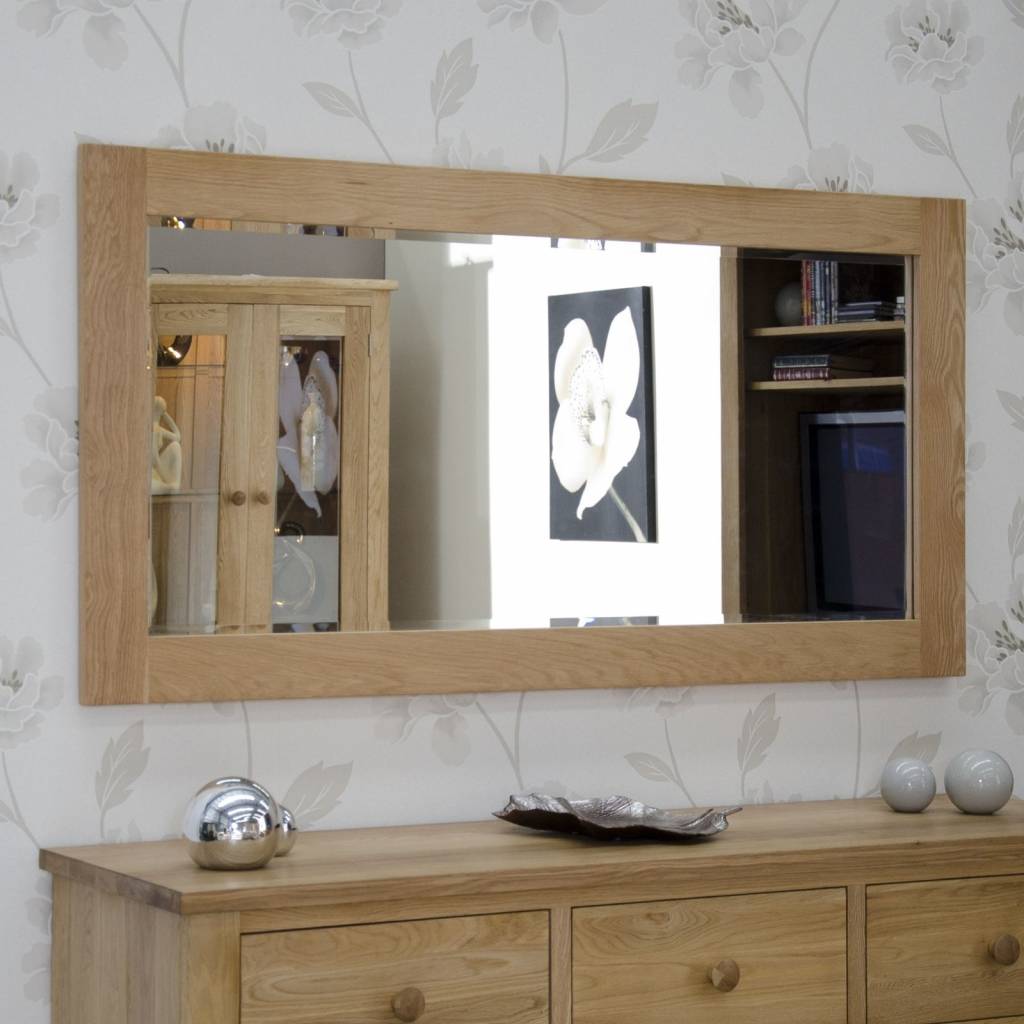 Opus Solid Oak Large Mirror - Freitaslaf Net LTD - Freitaslaf Net LTD