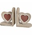 Hill Interiors Heart Bookends 