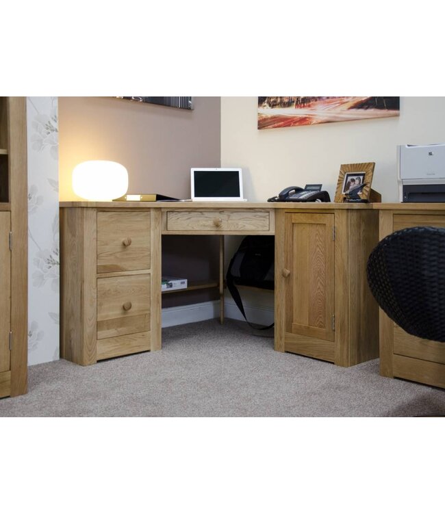 Homestyle GB Torino Oak Corner Desk