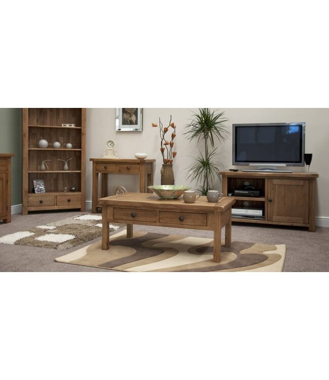 Homestyle GB Rustic Oak Nest of Tables