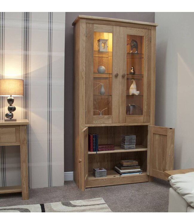 Homestyle GB Torino Oak Library Unit