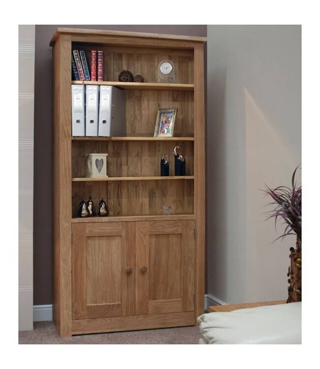 Homestyle GB Torino Oak 2 Door Bookcase