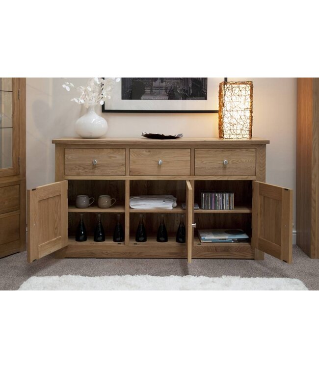 Homestyle GB Torino Oak Large Sideboard