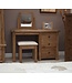 Homestyle GB Rustic Oak Dressing Table & Stool