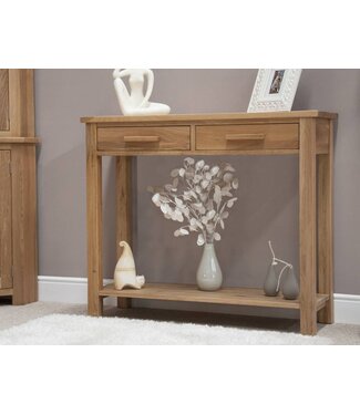 Homestyle GB Opus Oak 2 Drawer Console Table