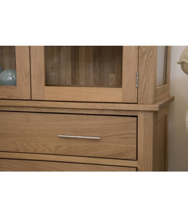 Homestyle GB Opus Oak Glass Display Unit