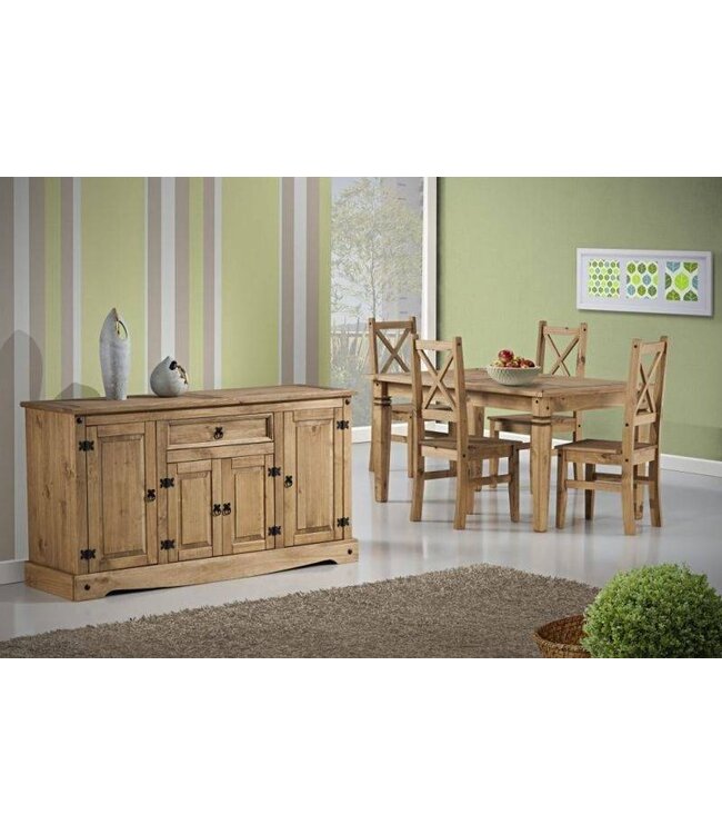 Seconique Corona 4 Door 1 Drawer Large Sideboard