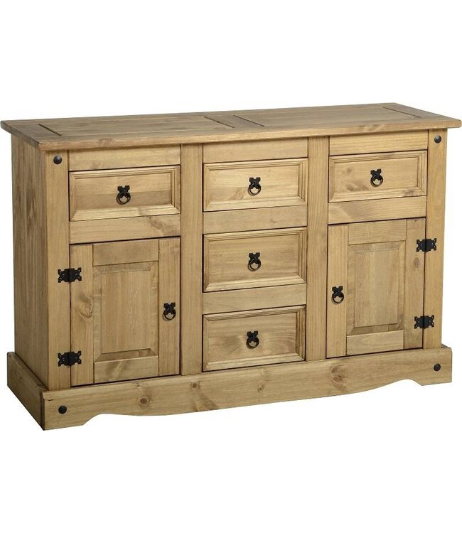 Seconique Corona 2 Door 5 Drawer Sideboard