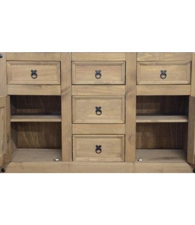 Seconique Corona 2 Door 5 Drawer Sideboard