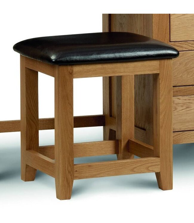 Julian Bowen Marlborough Oak Dressing Stool