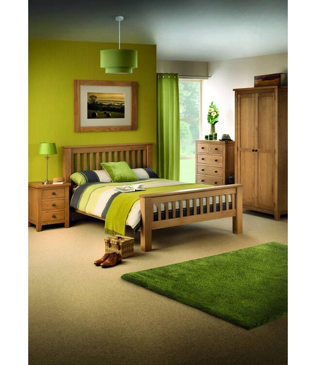 Julian Bowen Marlborough Oak Combination Wardrobe