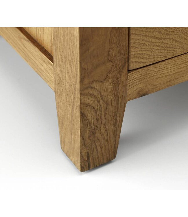 Julian Bowen Marlborough Oak 1 Drawer Bedside