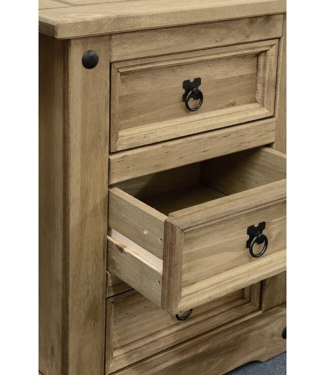 Seconique Corona 3 Drawer Bedside