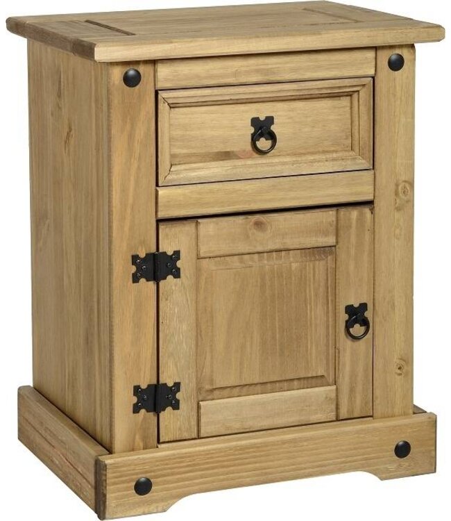 Seconique Corona 1 Door 1 Drawer Bedside