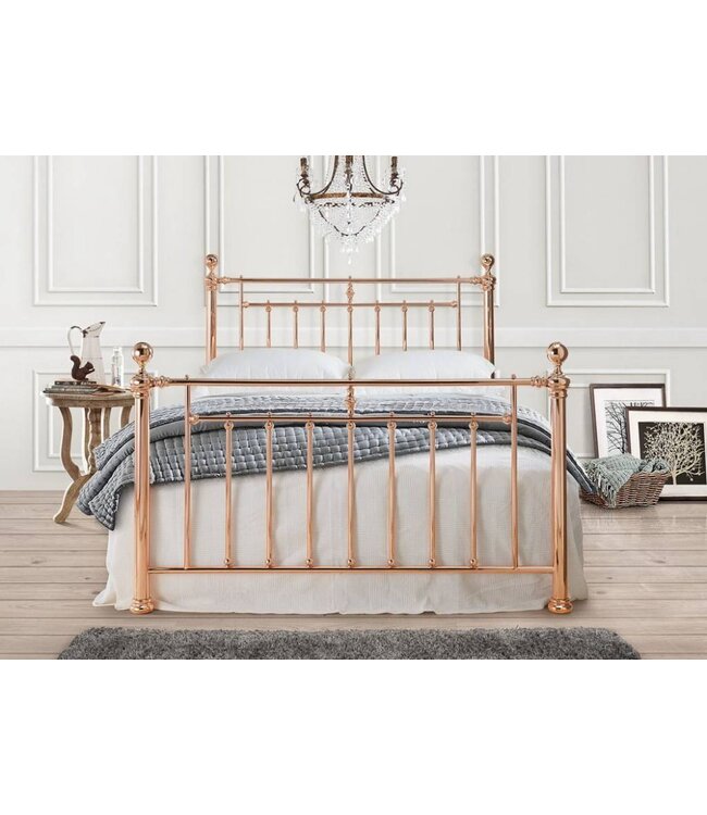 Time Living Alexander Rose Metal Bed