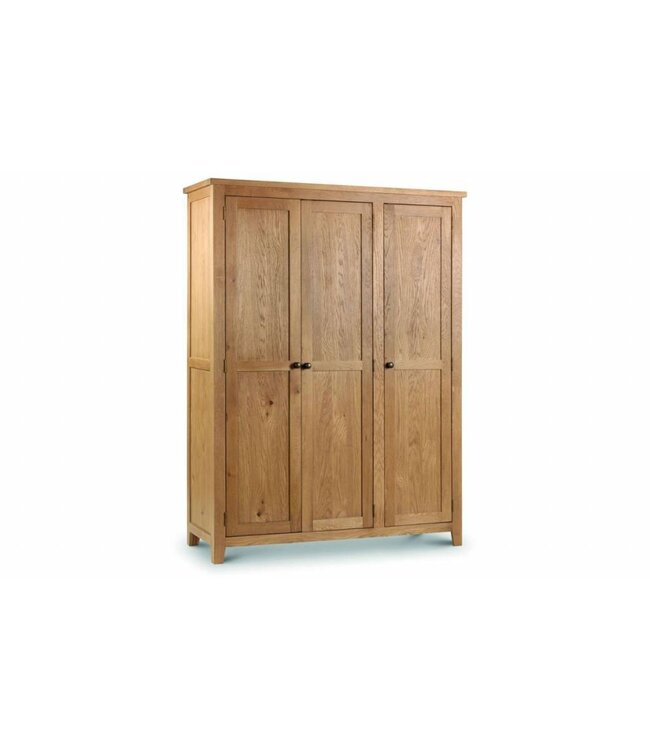 Julian Bowen Marlborough Oak 3 Door Wardrobe