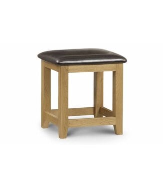 Julian Bowen Marlborough Oak Dressing Stool