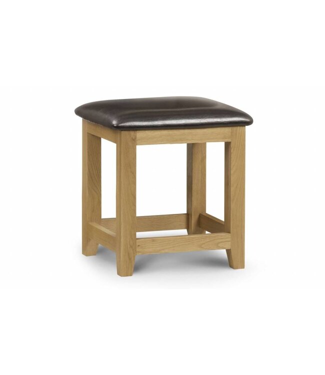 Julian Bowen Marlborough Oak Dressing Stool