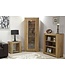 Trend Oak 1 Door Display Cabinet