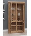 Homestyle GB Bordeaux Oak Glazed Display Unit