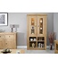 Homestyle GB Bordeaux Oak Glazed Display Unit